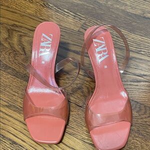 Zara Women's Coral Heels